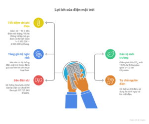 Lợi ích của việc lắp đặt điện năng lượng mặt trời