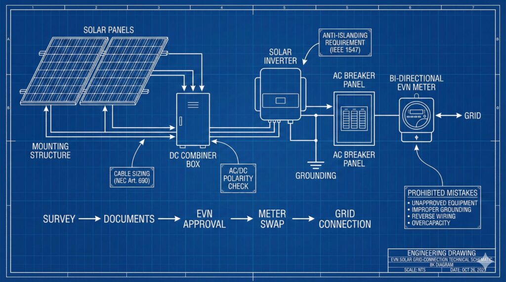 Chế độ vận hành hệ thống hòa lưới