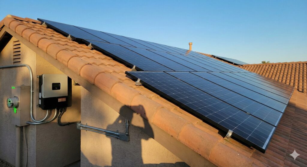 điện mặt trời hòa lưới